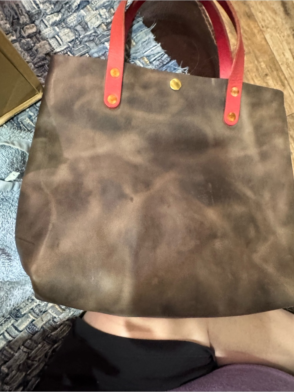 KMM mini cb tote with matching cb strap